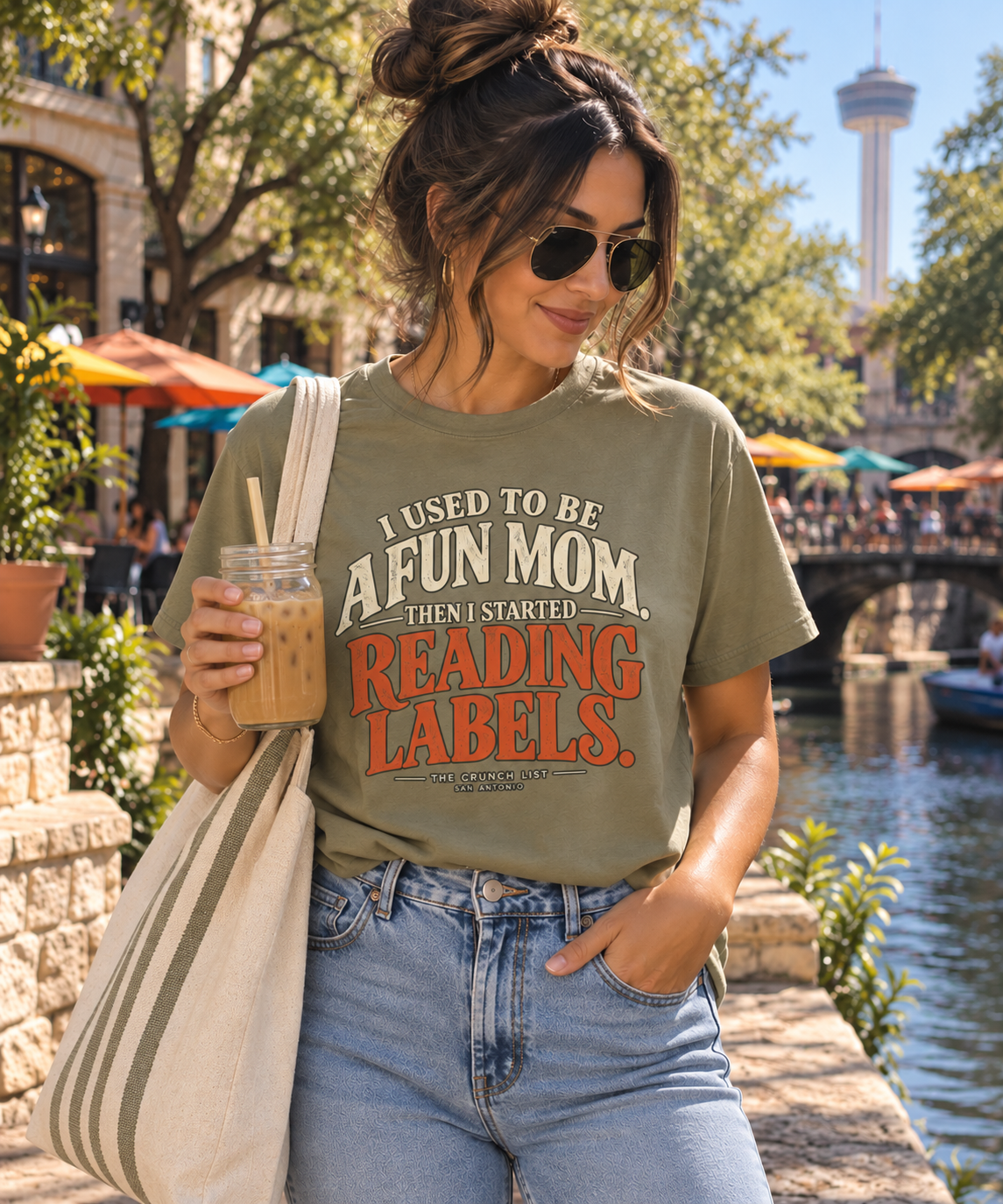 Funny Mom T-Shirt — “I Used to Be a Fun Mom, Then I Started Reading Labels” Graphic Tee