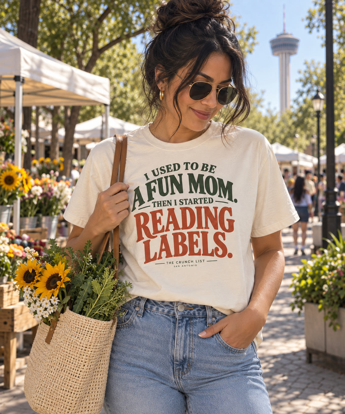 Reading Labels Mom T-Shirt — "I Used To Be A Fun Mom, Then I Started Reading Labels" Funny Mom Tee