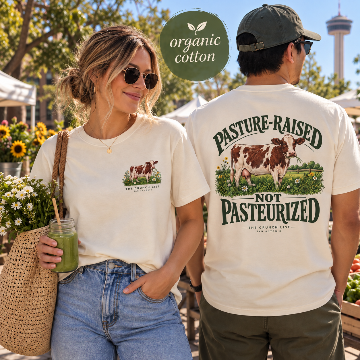 Pasture-Raised Not Pasteurized Organic Cotton T-Shirt