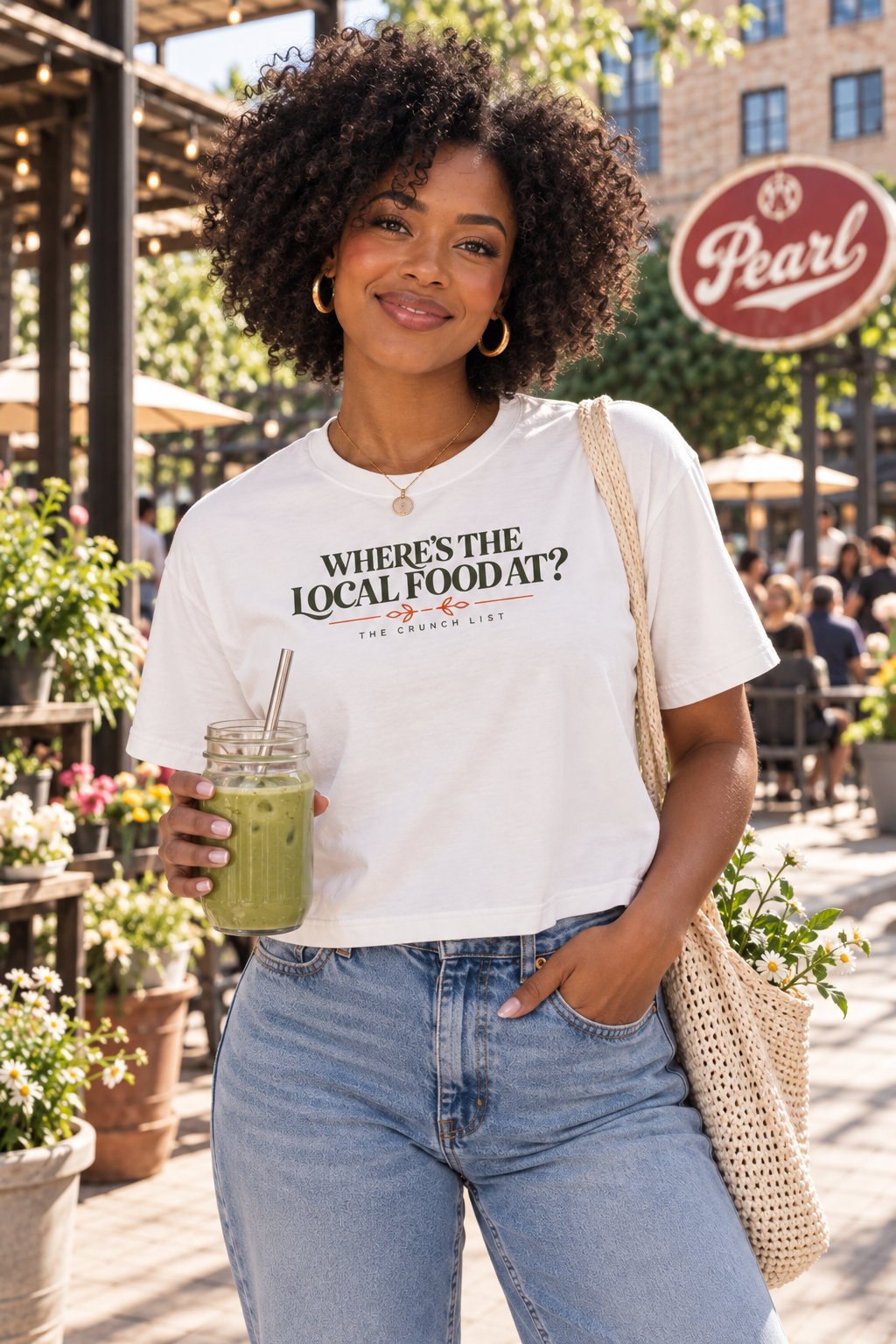Where's The Local Food At? Women's Boxy Tee – Farm-to-Table Graphic Shirt