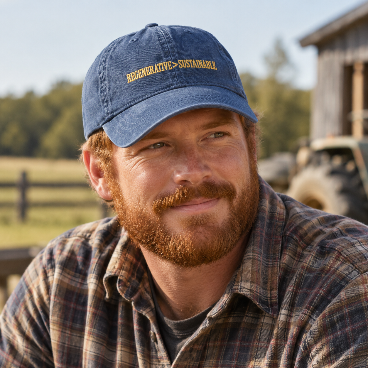 Regenerative > Sustainable Embroidered Denim Hat